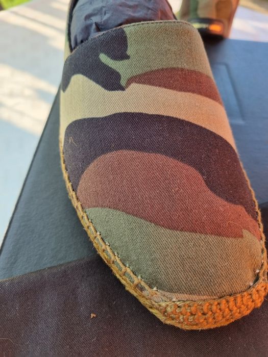 Espadrile Saint Laurent camouflage