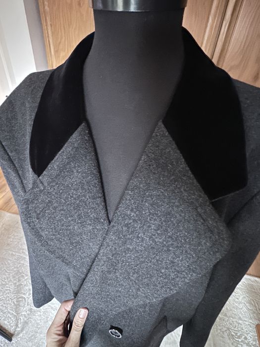 Vand palton lana negru C&A marimea M