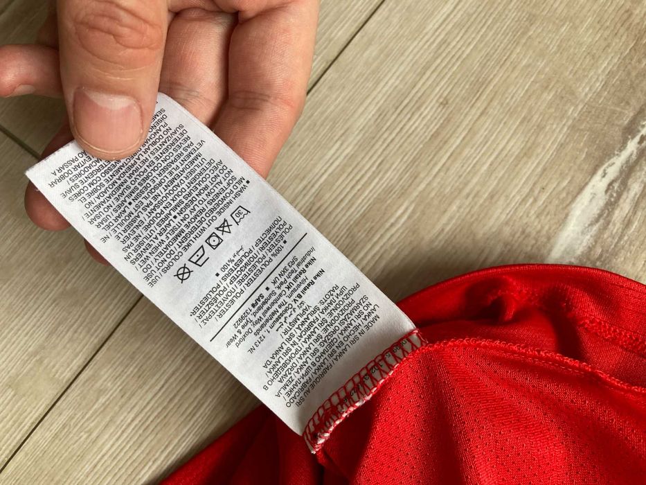 Найк Nike Running Dri Fit мъжка червена тениска размер L