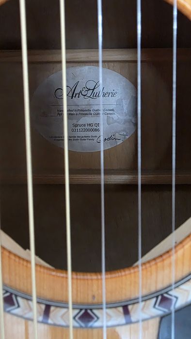 Chitara electroacustica art&lutherie