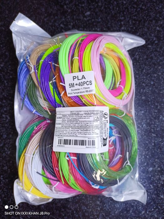 40 цветов PLA пластика