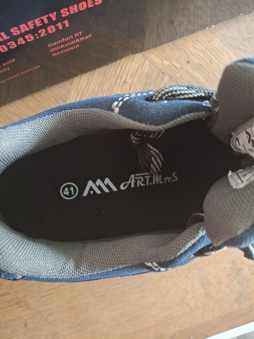 Pantofi protectie cu bot metalic. Pantof munca , marimea 41