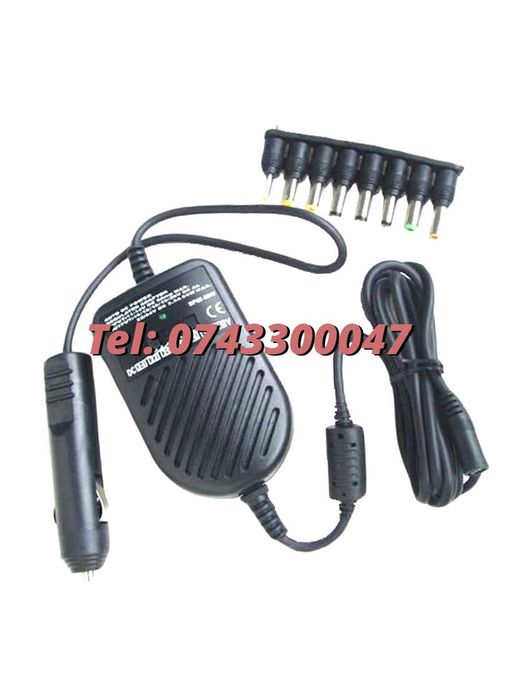 Incarcator Universal Pentru Laptop Pentru Auto Alimentare La 12v