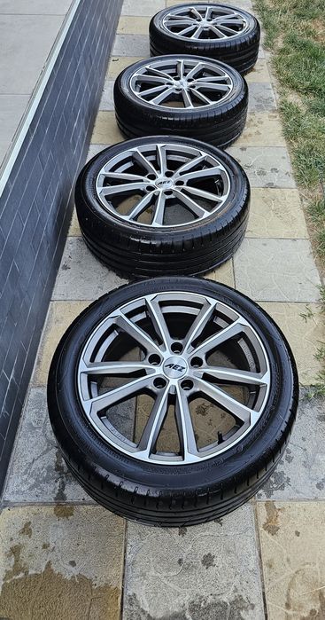 4 Jante AEZ + Anvelope Vara 225/45/R17 Nokian Powerproof - Volkswagen/Skoda/Seat/Audi