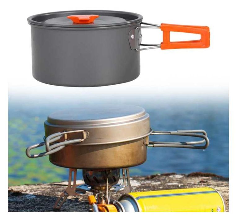 Посуда для походов 4 в 1 м. Вес-620 г Доставка бесплатно