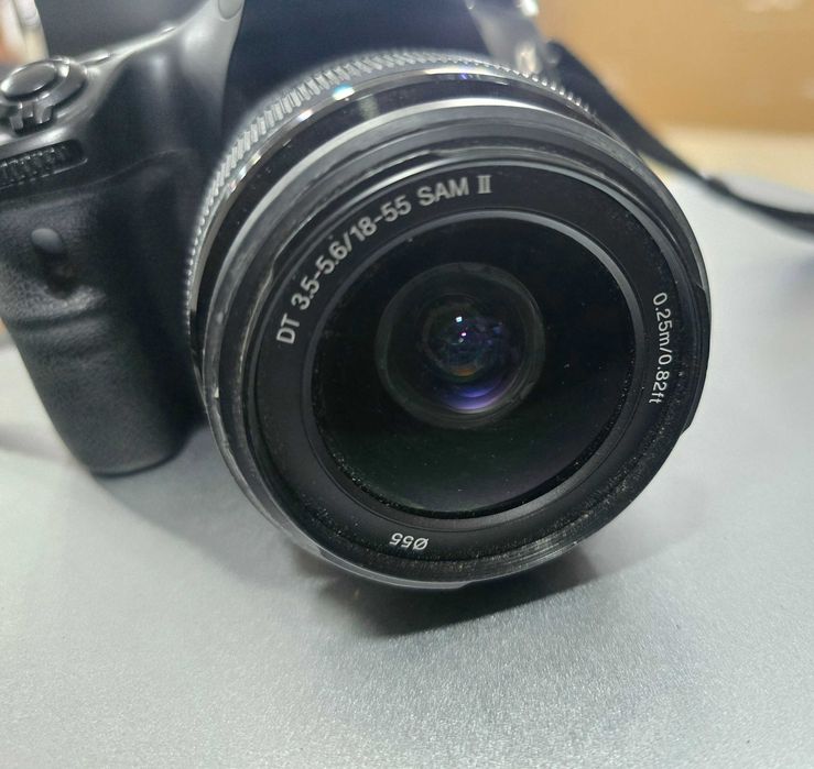 Фотоапарат Sony A58 + обектив Sony DT 18–55mm F3.5–5.6 SAM II