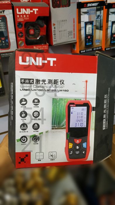 Лазерная рулетка лазерный метр дальномер