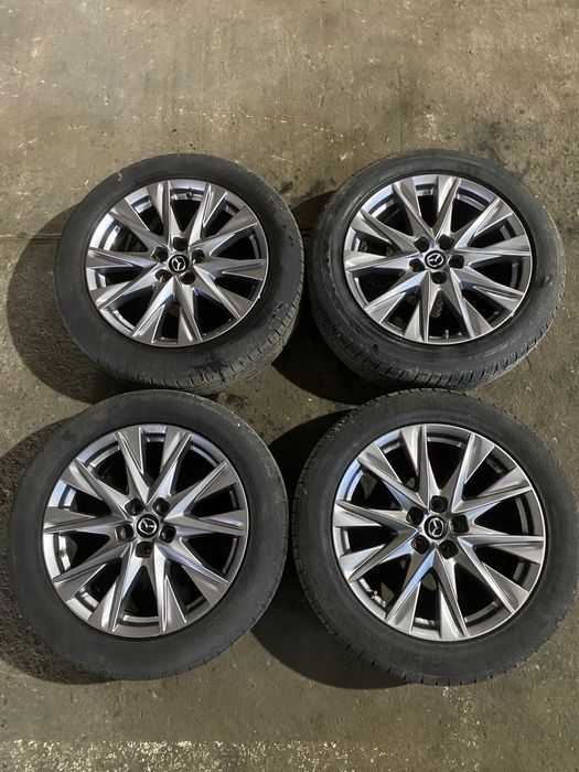 Set jante aliaj pe 19 cu senzori de presiune 19x7J ET 45 9965147090 pentru Mazda CX-5 2017-2025