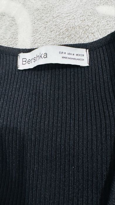 Мини платье вязаное