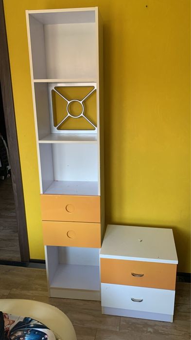 pat sifonier birou raft si noptiere, complet sau pe bucati