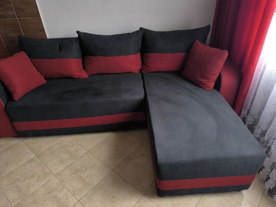 Ъглов диван разтегателен универсален