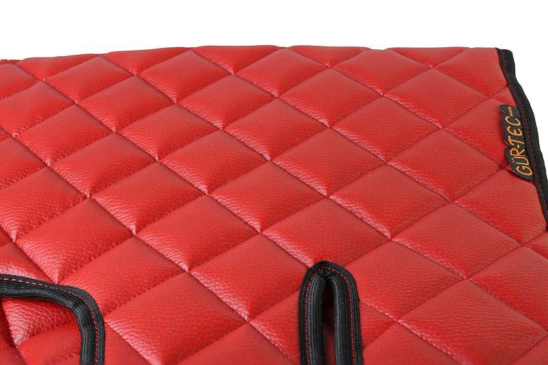 Кожени стелки Gurtec за камион Волво ФХ 13 (2010-2012), Ръчка, Червени