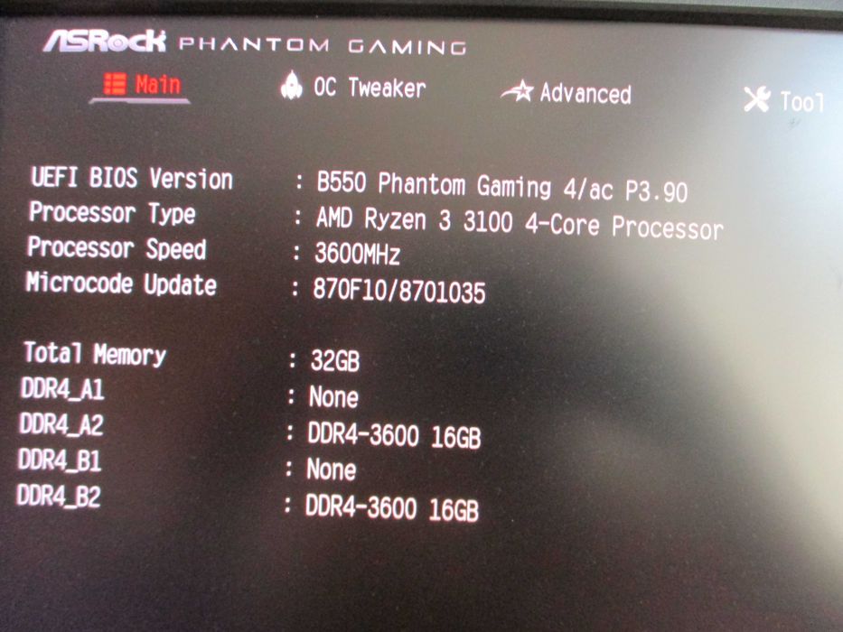 Дънна платка Asrock B550 Phantom Gaming 4/ac, сокет АМ4