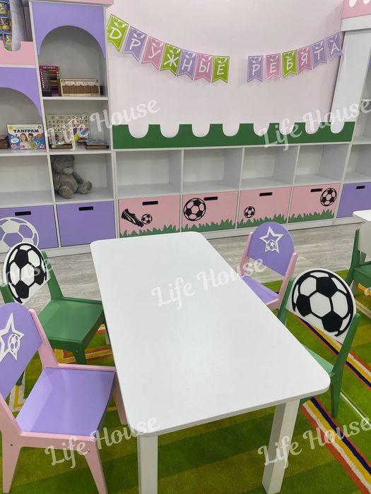 Bogcha mebel детская мебель, сад , оптом krocat shkaf stol stul