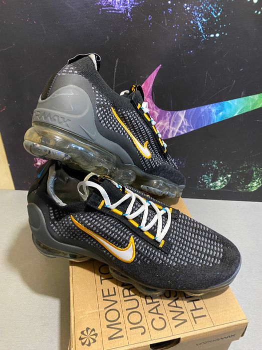 Nike Air Vapormax 2021 All Black gold 45