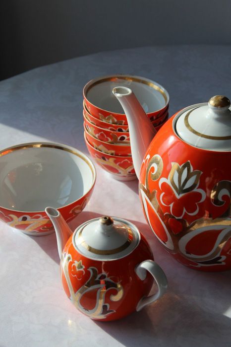 Чайный набор в национальном стиле