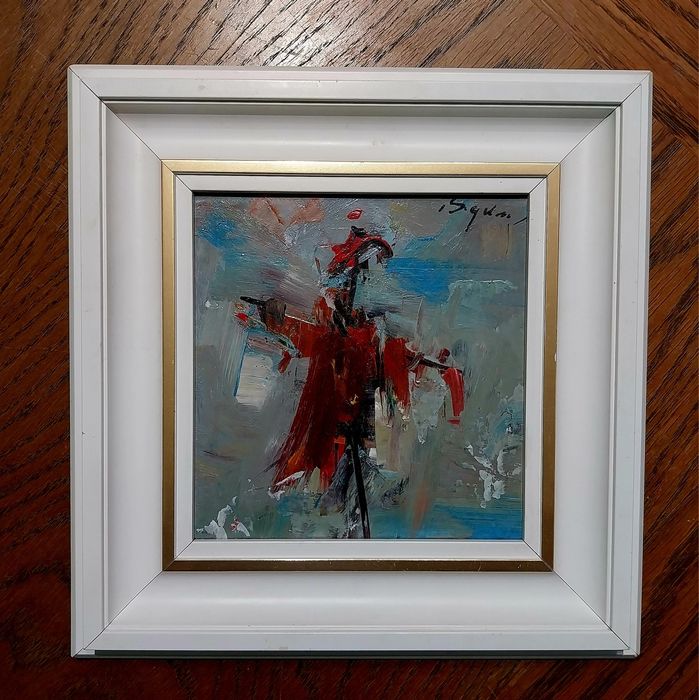 O bijuterie / Iulian SEGĂRCEANU / Ulei pe placaj