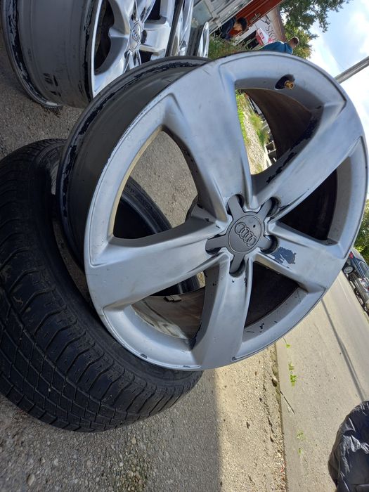 Vând jante R18 Audi originale, Vw sau Skoda prindere 5x112 butuc 66.6