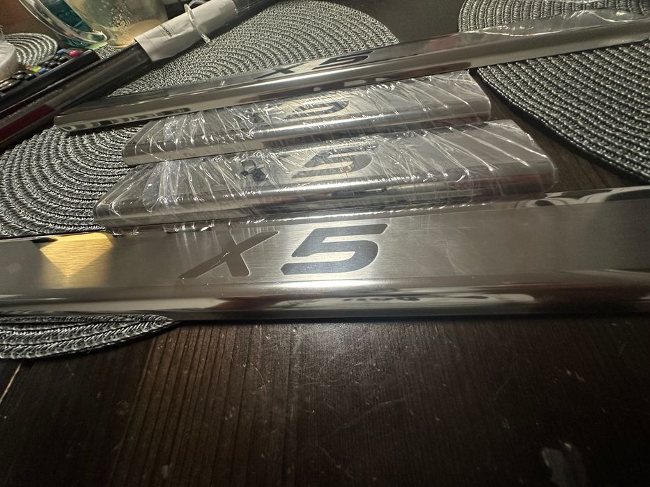 Декорация прагове БМВ BMV Х-5 X 5хром