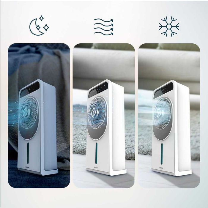 Cecotec EnergySilence 5000 Wave 28W изпарителен климатик,вентилатор