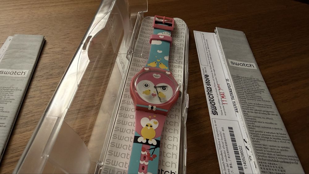 2 за 50€ часовници Swatch PyeongChang и Choupinou