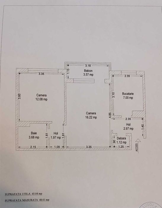 Apartament 2 camere Zona Take Ionescu