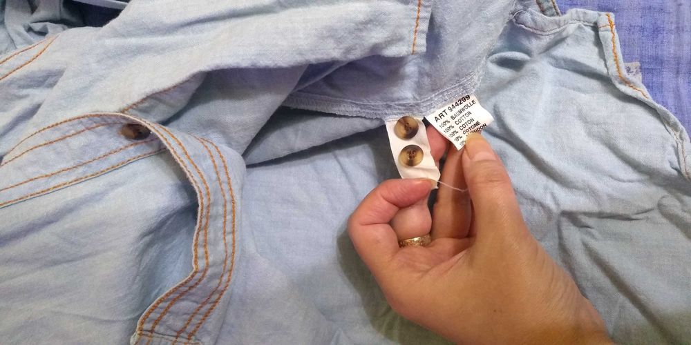 Camasa barbateasca de blugi/jeans albastra 100% BBC