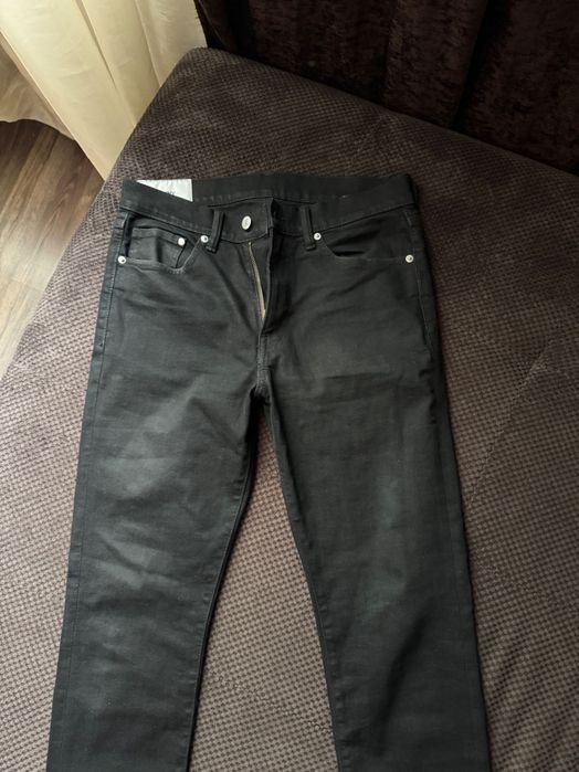 Черни дънки - slim fit denim