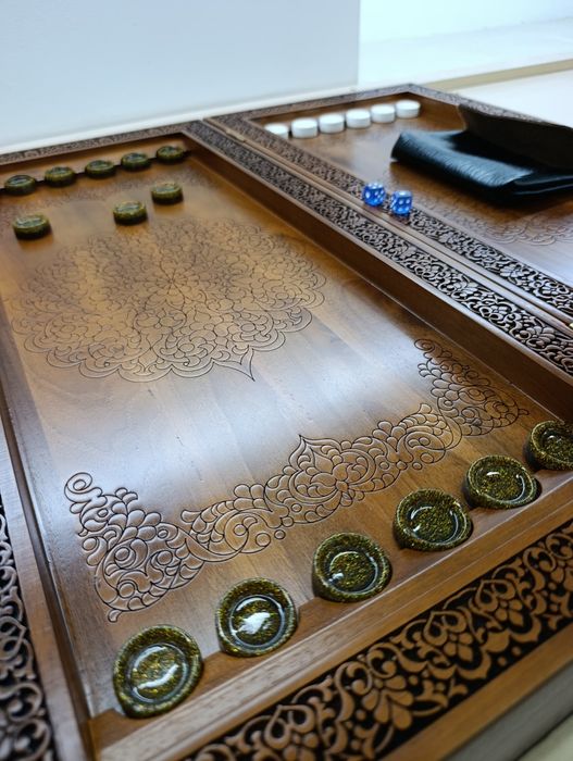 Нарды Narda 60×30 sm Yongʻoq daraxtidan yasalgan