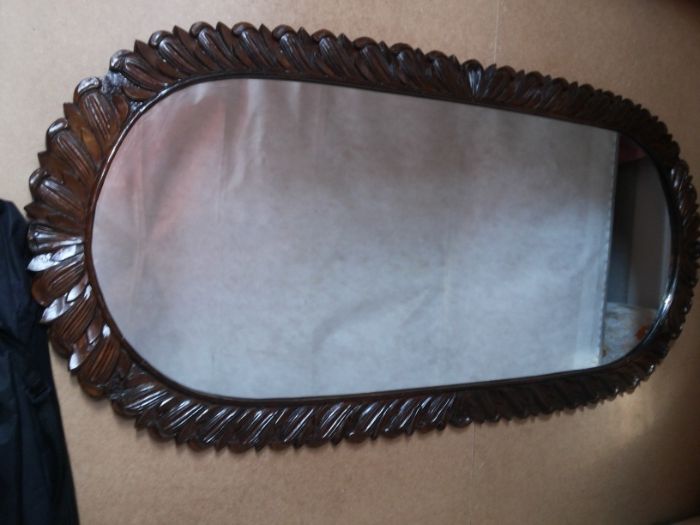 Oglinda  vintage  rama lemn