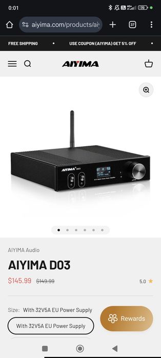 Sony SS-CS 5 + Aiyima D03