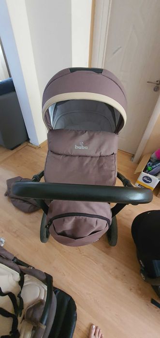 Детска количка BUBA ZAZA 3 в 1 + кенгуру Cipolino ,Hip Star'