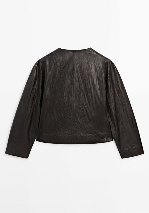 Geaca Massimo Dutti Limited Edition, din piele
