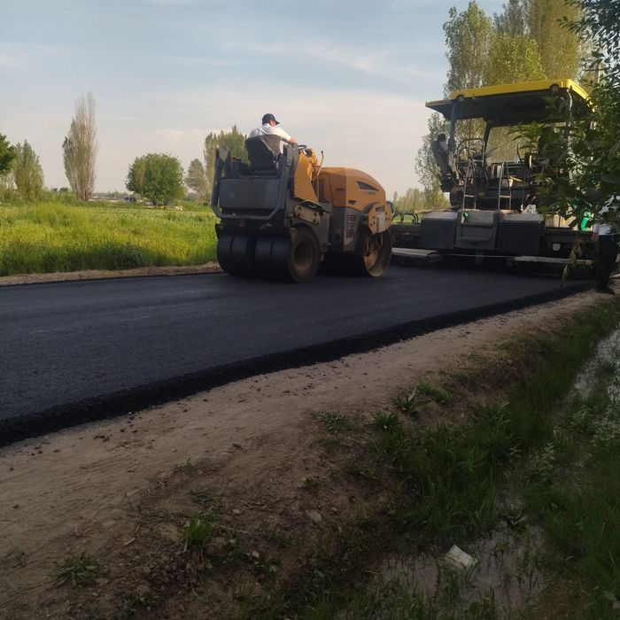 Асфальт килиш ва латок установка
