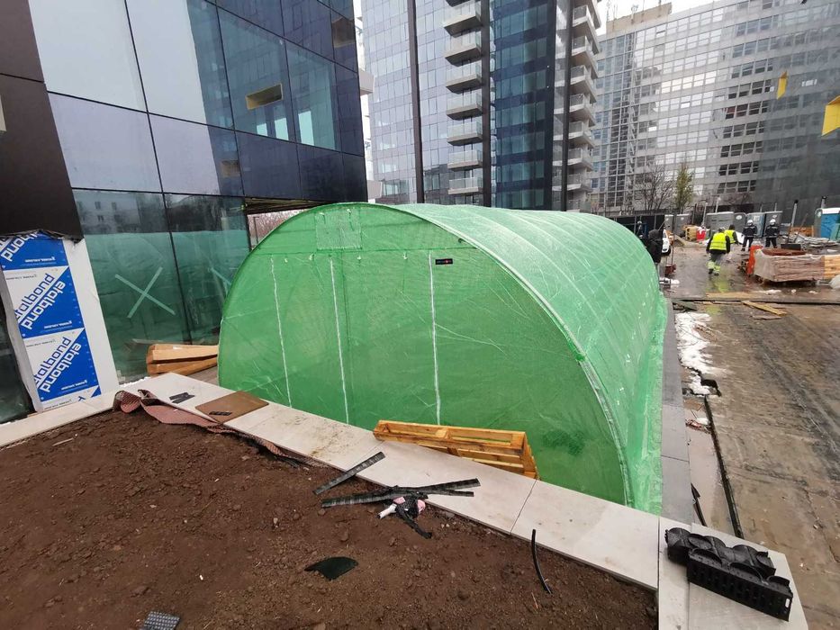 Solar solarii sera sere gradina - teava galvanizata. rm