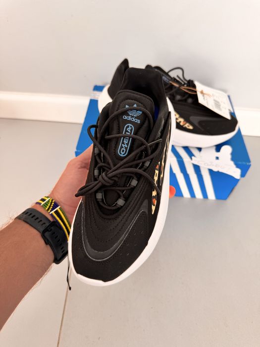 Adidas Ozelia J Black Animal Print