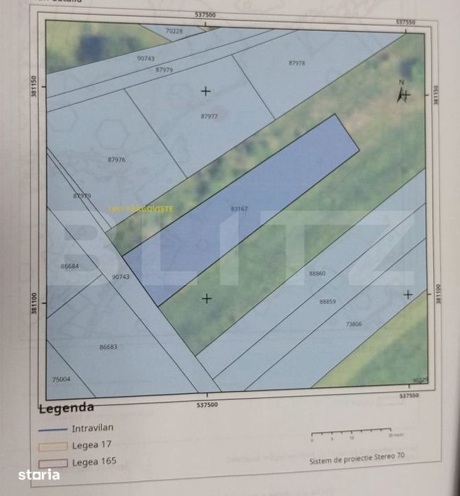 Teren intravilan, 800 mp, zona Cicom