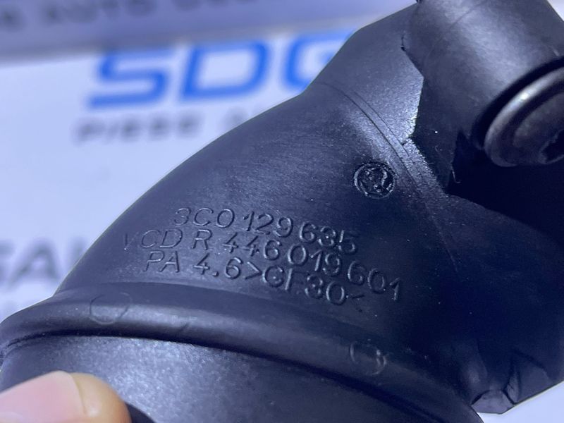 Tub Tubulatura Cot Racord Admisie Aer Turbo Turbina Turbosuflanta Seat Leon 1P 1.9 TDI BLS 2004 - 2013 Cod 3C0129635