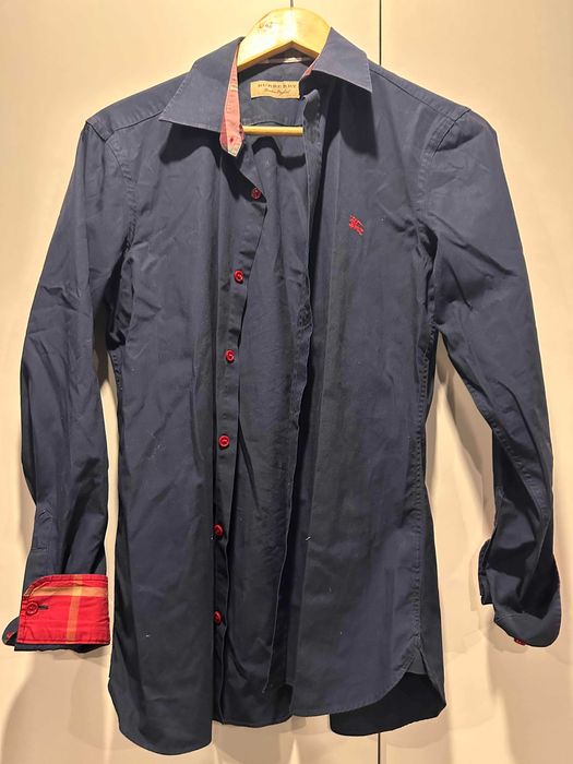 Camasa Burberry bleumarin XS (Slim)