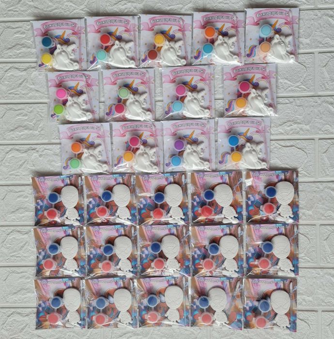 Комплекти за оцветяване-почерпка за детска градина,подаръци за гости