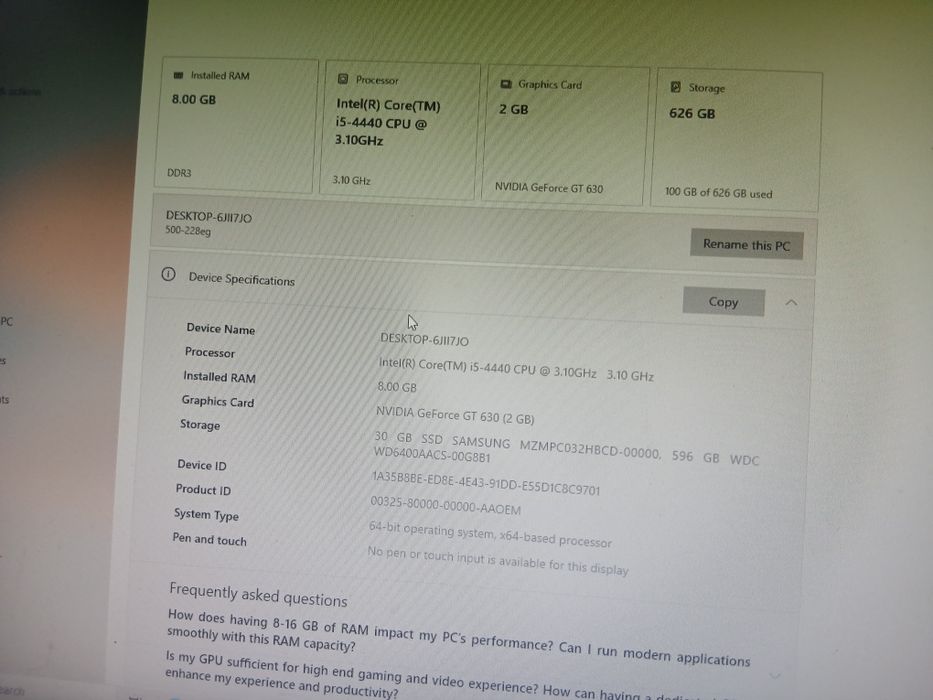 Vand pc.HP in stare buna de functionare