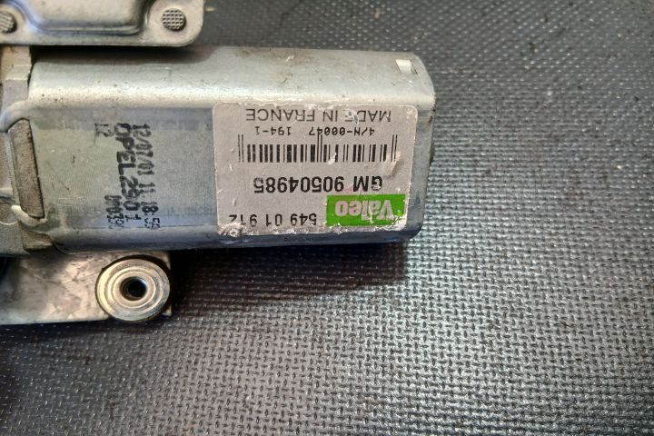 Motoras stergator luneta 54901912 90504985 54901912 90504985 Opel Vec