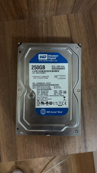 hdd 250 gb in stare perfecta