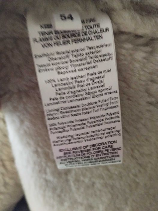 Geaca barbati blana naturala RAF Aviator, Zalmoxiss-Orastie, 54 XL-XXL