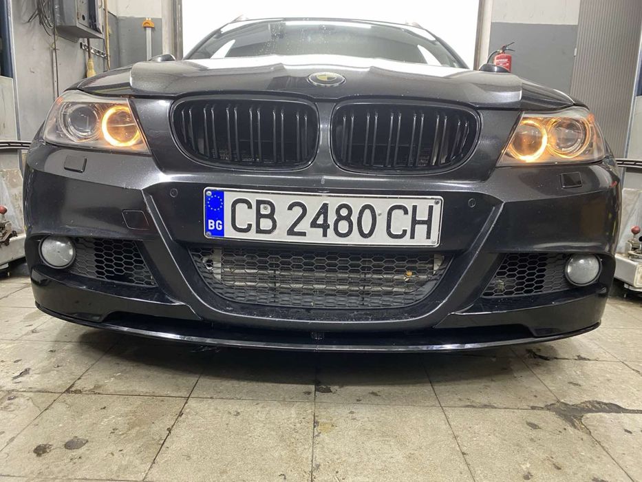 Лип Спойлер за Bmw E90 - М tech броня - бмв е90 сплитери, тунинг нож