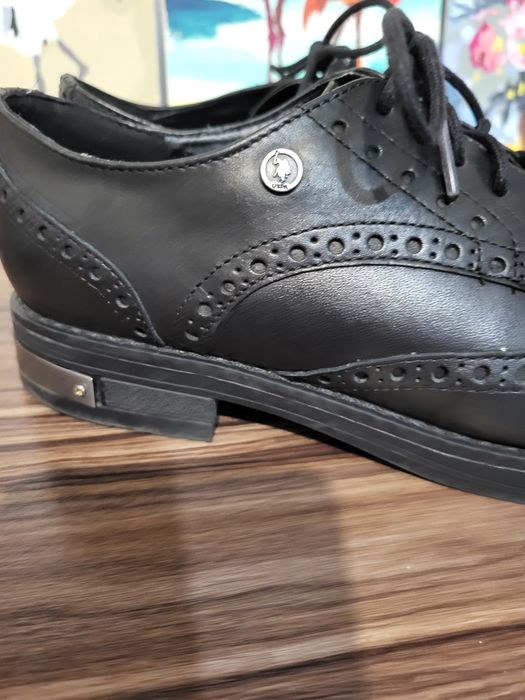 Дамски обувки естествена кожа U.S.Polo и Clarks