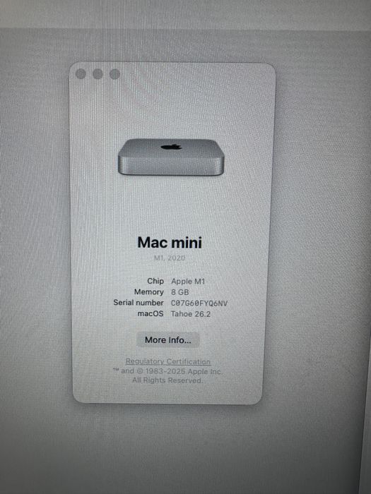 MAC Mini Apple M1