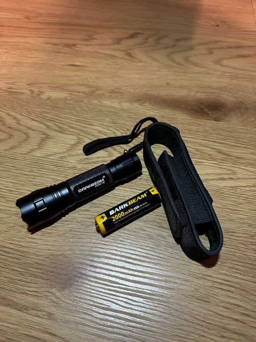 Lanterna DARKBEAM 501BS Lumina Rosie Nou, Vanatoare, Pescuit