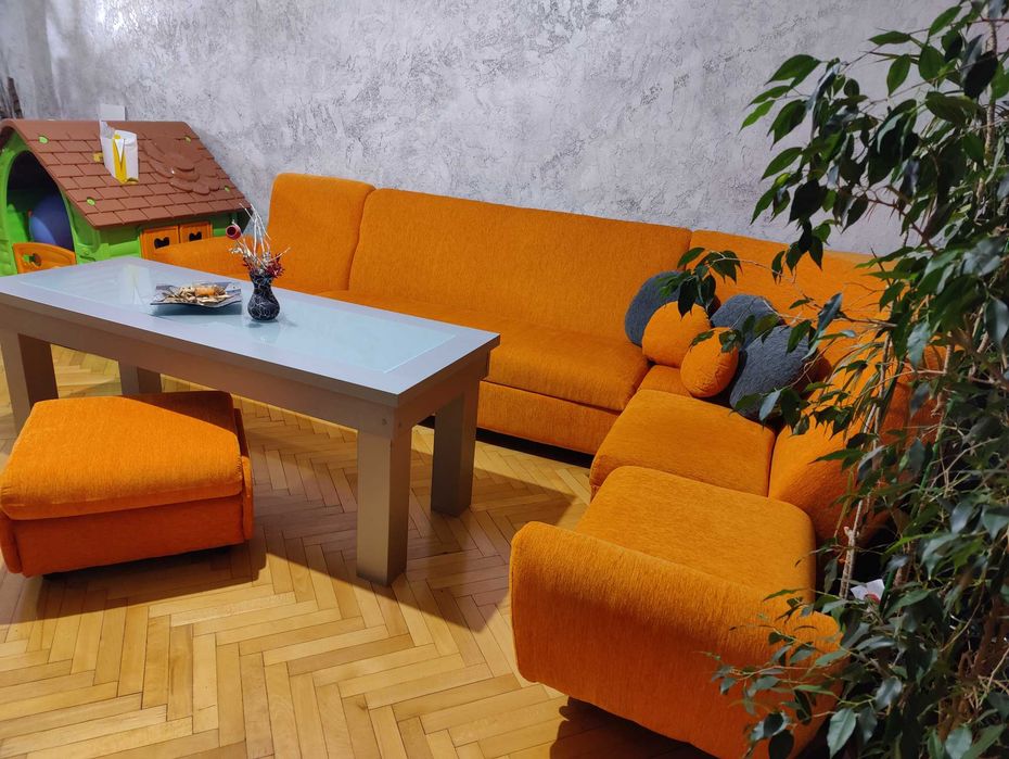 ъглов разтегателен диван