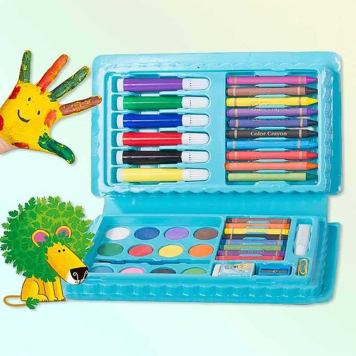Детски комплект за рисуване в кутия – 42 части